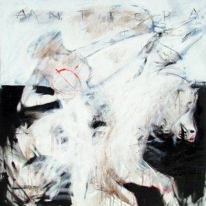 The Amazon, 2009, mixed technique on canvas, 150 x 150 cm