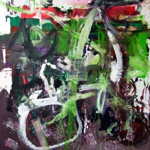 February, 2017, acrylic on canvas, 140 x 150 cm