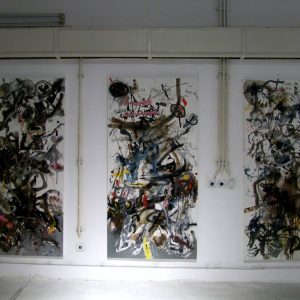 Untitled, 2024, oil on canvas, 3x100x200cm